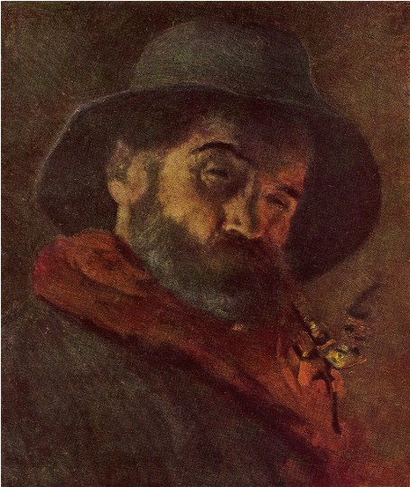 Image - Ivan Izhakevych: Self-portrait (1915).